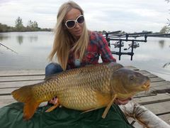 Carp Girl Fishing
